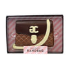 Milk and white chocolate handbag