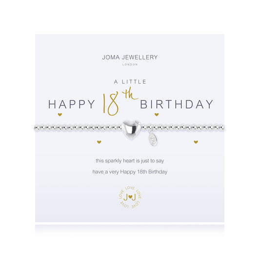 Joma Jewellery A Little 'Happy 18th Birthday' Bracelet