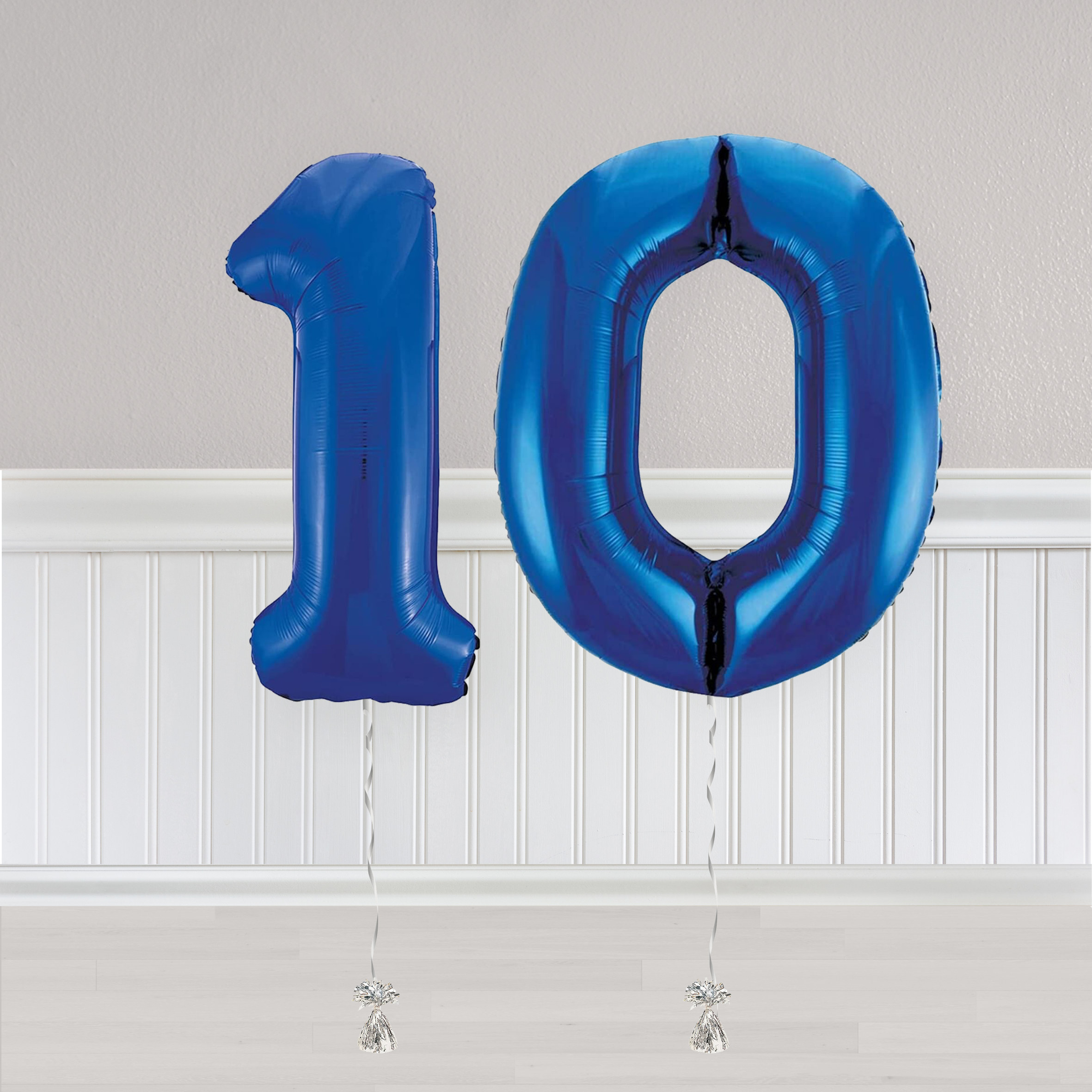Blue best sale number balloons