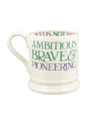 Emma Bridgewater Purple Toast Change Our World 1/2 Pint Mug