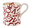 Emma Bridgewater L.O.V.E Polka Red 1/2 Pint Mug