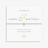 Joma Jewellery A Little 'Happy 21st Birthday' Bracelet