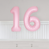 Pink Number Balloons