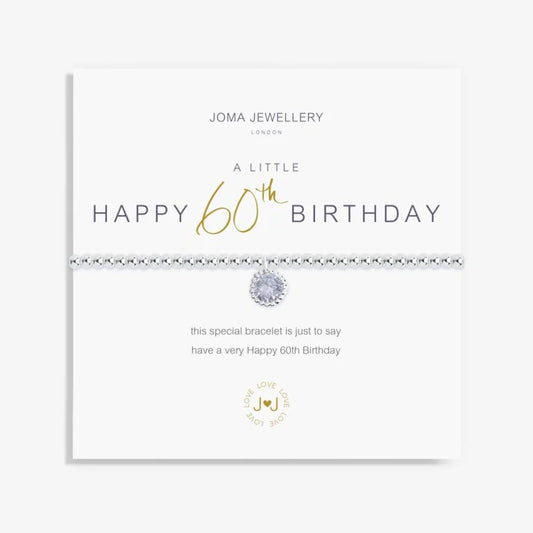 Joma Jewellery A Little 'Happy 60th Birthday' Bracelet