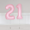 Pink Number Balloons