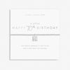 Joma Jewellery A Little 'Happy 70th Birthday' Bracelet