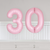 Pink Number Balloons