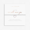 Joma Jewellery A Little 'We Will Miss You' Bracelet