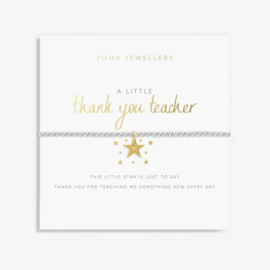 Joma Jewellery 'Thank You Teacher' Bracelet