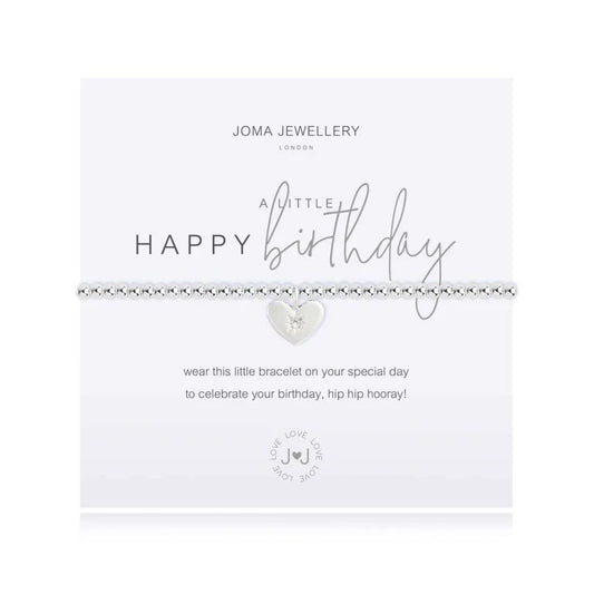 Joma Jewellery A Little 'Happy Birthday' Crystal Bracelet