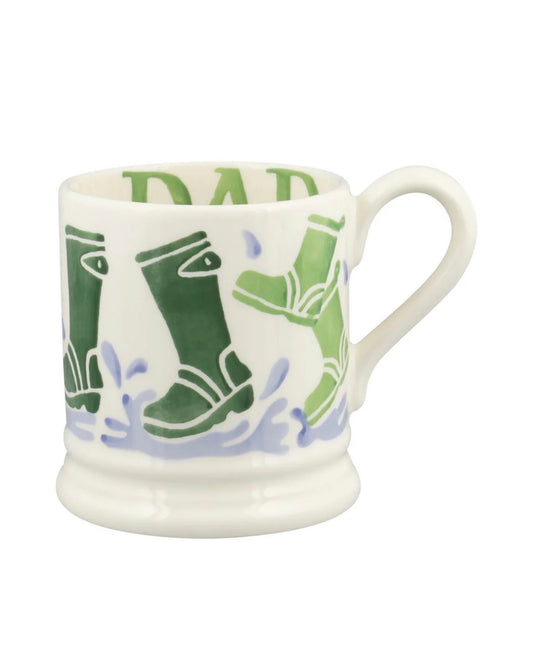 Emma Bridgewater Dad Wellies 1/2 Pint Mug