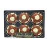 Milk and white chocolate footballs
