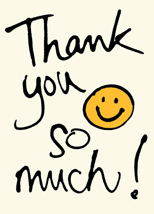 Yellow Smiley Card