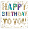 Graphic Text Birthday Card