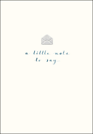 A Little Note Card