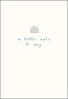 A Little Note Card