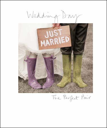 "The Perfect Pair" Wedding Card