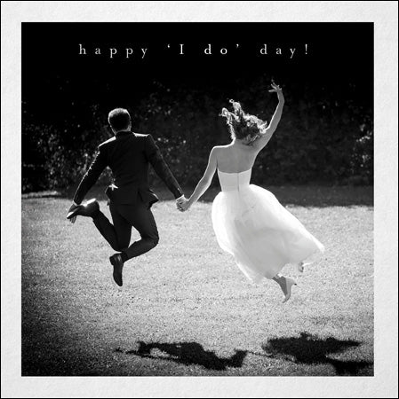 "Happy I Do Day!" Wedding Card