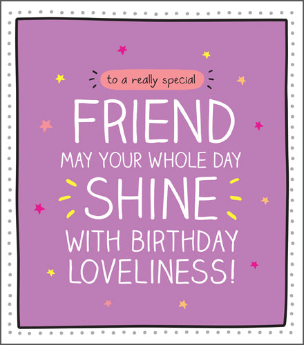 "To A Really Special Friend" Birthday Card
