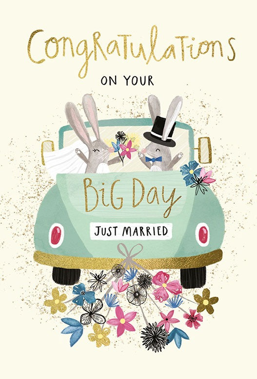 "Congratulations On Your Big Day" Wedding Card