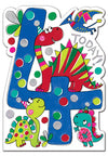 Age 4 Boy Dinosaurs Birthday Card
