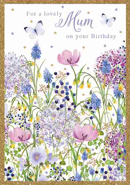 Ditsy Floral Mum Birthday Card