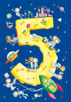 5th Birthday Cosmic Card