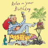 Time For Wine Birthday Card