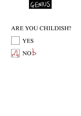 Are you Childish Card