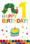 1st Chocolate Cake Birthday Card