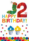 2nd Birthday Cupcake Card