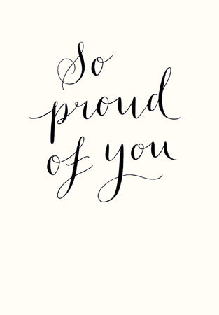 So Proud Of You Card