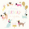 Party Pups Birthday Card