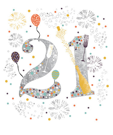 Celebrations 21st Birthday Card