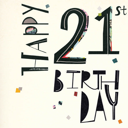 Happy 21st Birthday Card