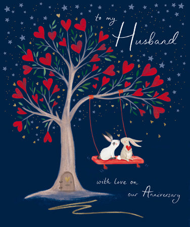 "To My Husband On Our Anniversary" Card