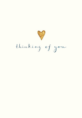 Thinking Of You Heart Card
