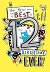 Best 12th Birthday Birthday Card