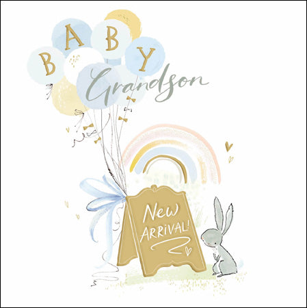 "Baby Grandson" Blue Card
