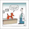 Balloon Dog Card