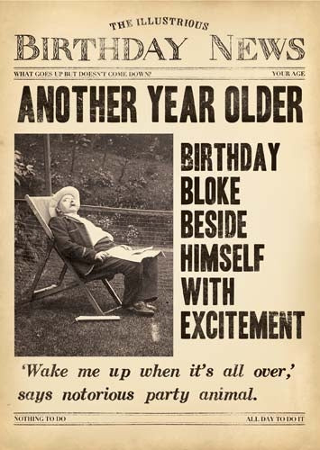 Another year older Card