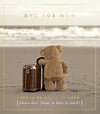 Bear On Beach Leaving Card