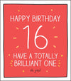 16 Totally Brilliant One Birthday Card