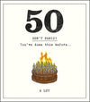 50 Don't Panic! Birthday Card