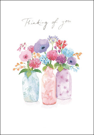 Thinking Of You Flowers Card