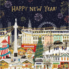 Happy New Year London Scene Card