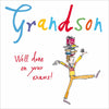 Well Done On Your Exams Grandson Card