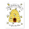 Beehive New Home Card