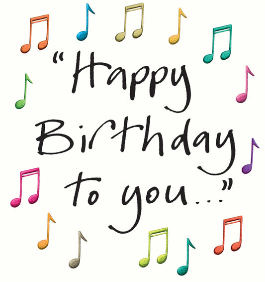 Birthday Music Card