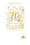 70th Birthday Card